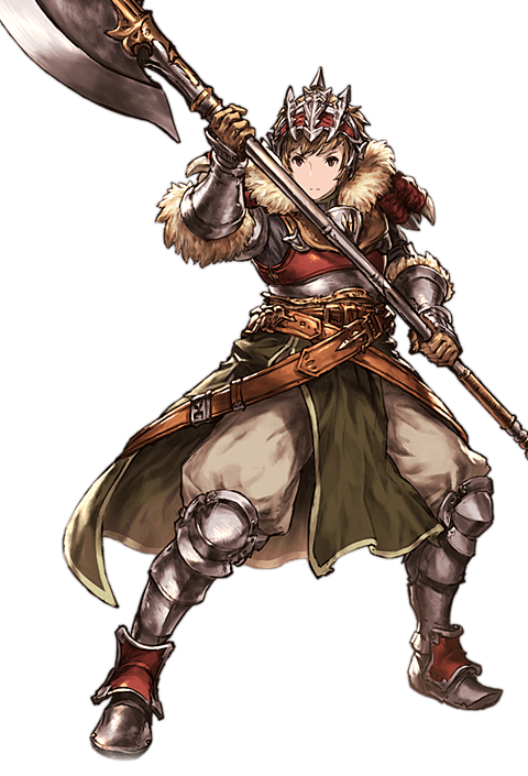 gran and warrior (granblue fantasy) drawn by minaba_hideo