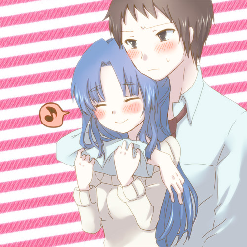 kyon and asakura ryoko (suzumiya haruhi no yuuutsu and 1 more) drawn by yoshizoe_eiko