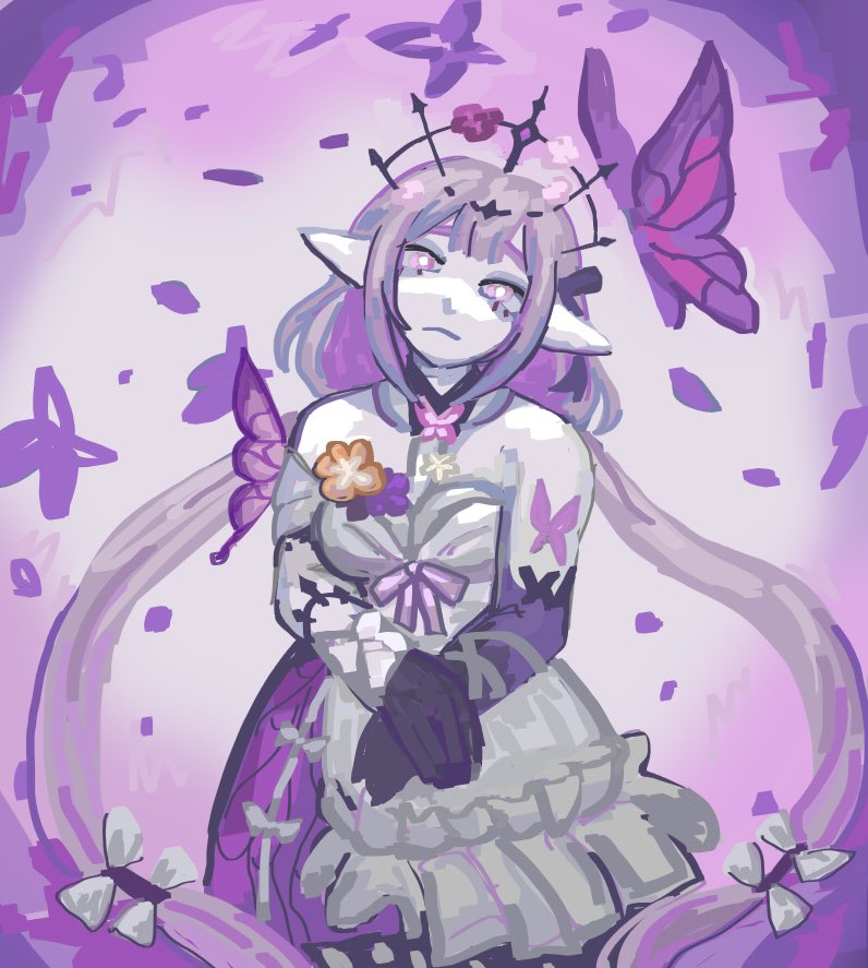 castorice (honkai and 1 more) drawn by nattnattkatt