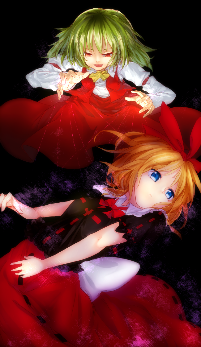 kazami yuuka and medicine melancholy (touhou) drawn by dqn_(dqnww)