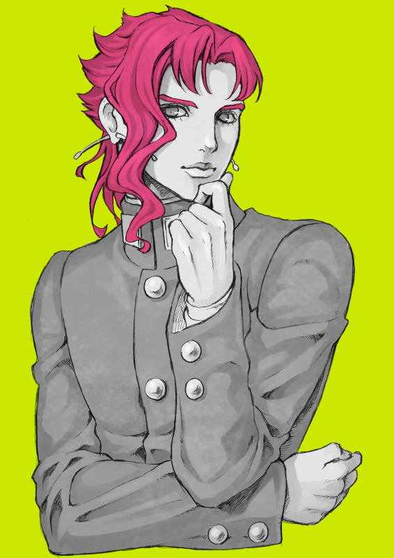 kakyoin noriaki (jojo no kimyou na bouken and 1 more) drawn by chounorin