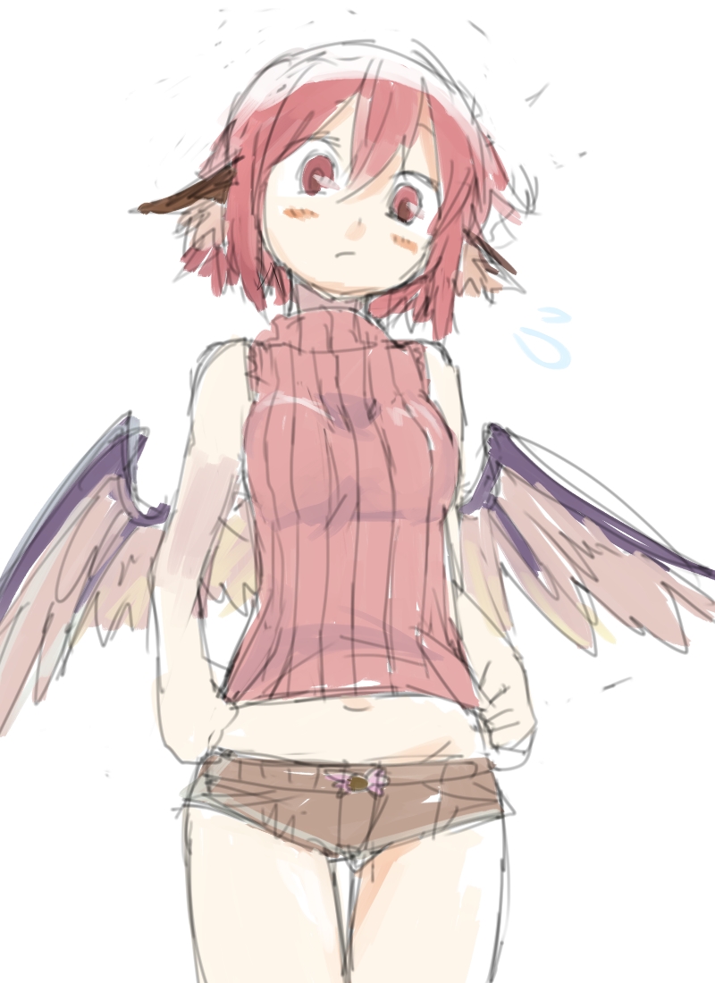 mystia lorelei (touhou) drawn by sape_(saperon_black)