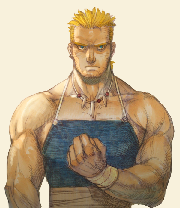 sabin rene figaro (final fantasy and 1 more) drawn by prema-ja