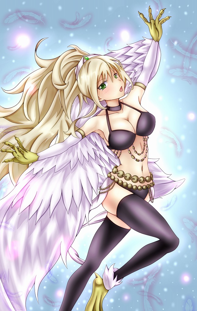 harpie dancer (yu-gi-oh!) drawn by ryuu_(blackdeeno)