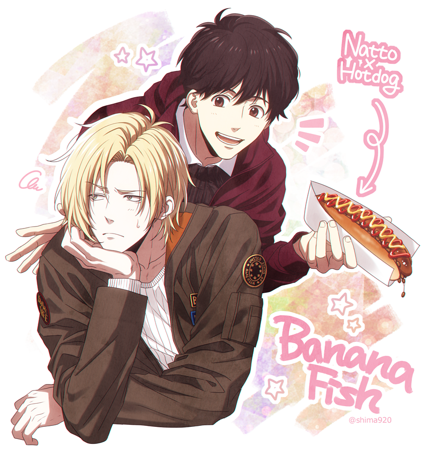 ash lynx and okumura eiji (banana fish) drawn by mashima_shima