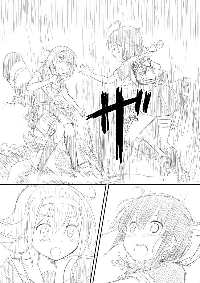 shigure and shiratsuyu (kantai collection) drawn by shimazaki_mujirushi