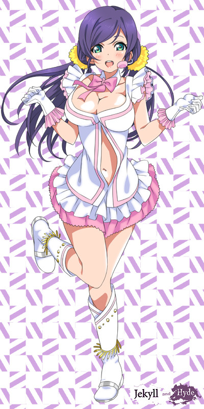 tojo nozomi (love live! and 1 more) drawn by mizuki_makoto