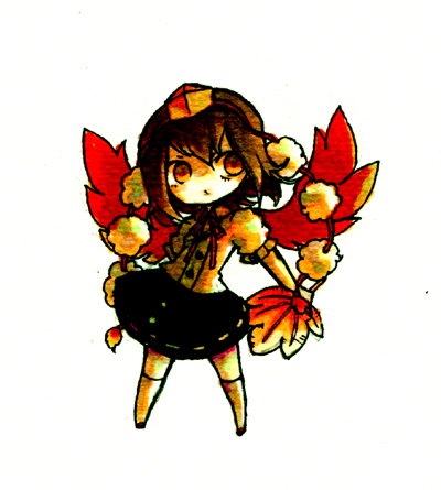 shameimaru aya (touhou) drawn by ritsu_(roboroboro)
