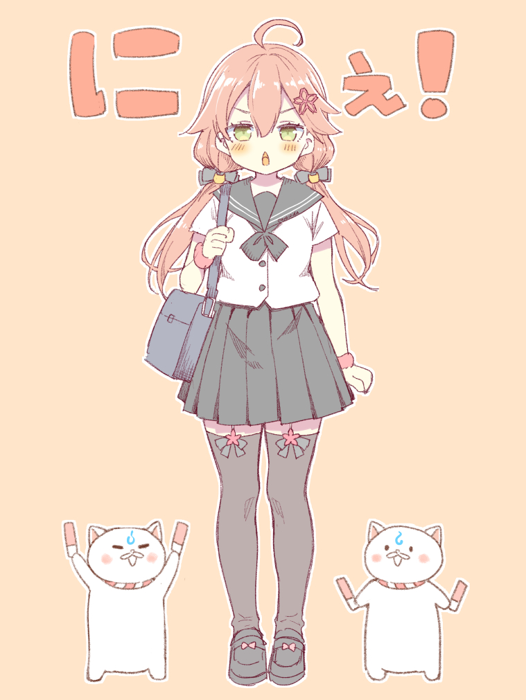 sakura miko and 35p (hololive) drawn by ishida_aya