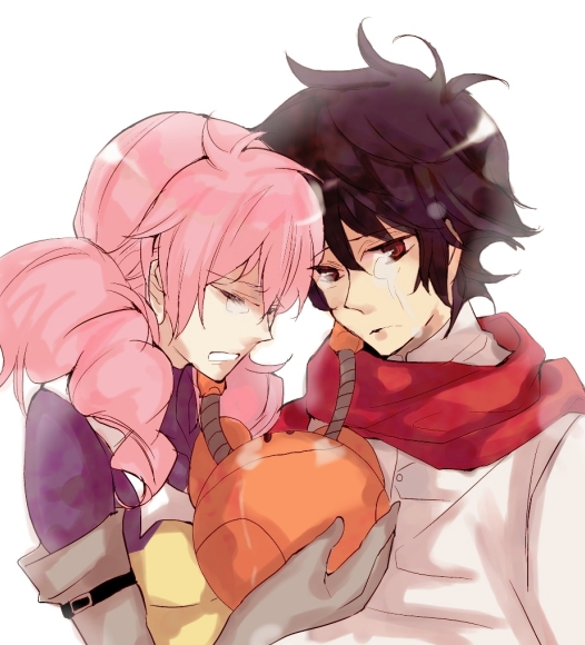 haro, setsuna f. seiei, and feldt grace (gundam and 1 more) drawn by seki_(kaguudou)