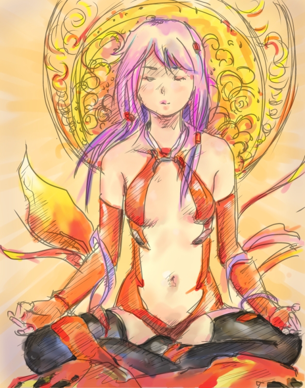 yuzuriha inori (guilty crown) drawn by bp_(t-rex550)