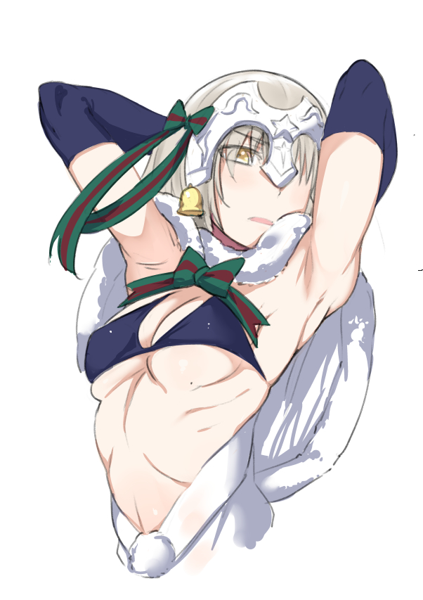 jeanne d'arc alter and jeanne d'arc alter santa lily (fate and 1 more) drawn by rama_(amaru)