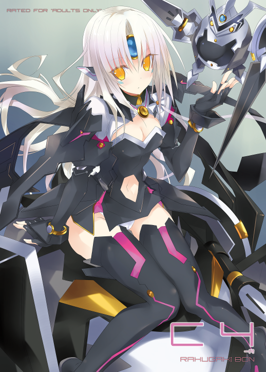 eve, code: nemesis, moby, and remy (elsword) drawn by yudesoba