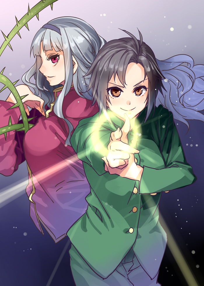 kikuchi makoto, shijou takane, kurama, and urameshi yusuke (idolmaster and 1 more) drawn by mizuryu_kei