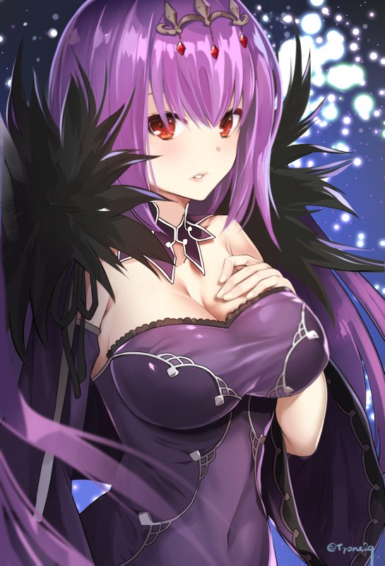 scathach and scathach skadi (fate and 1 more) drawn by tyone