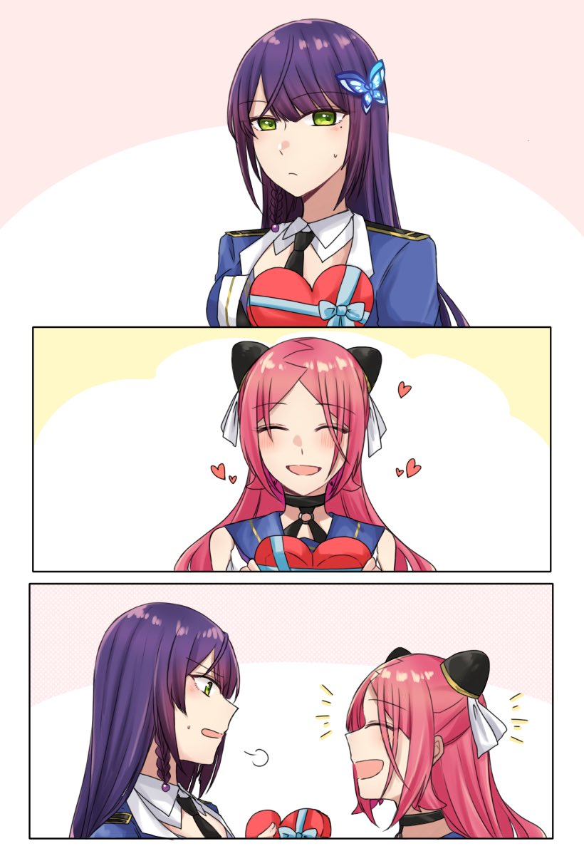 funada kiito and shiba tomoshibi (assault lily) drawn by nigari_(ngari_0115)