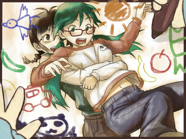 akizuki ritsuko and kawashiro-sensei (idolmaster and 1 more) drawn by inu_(aerodog)