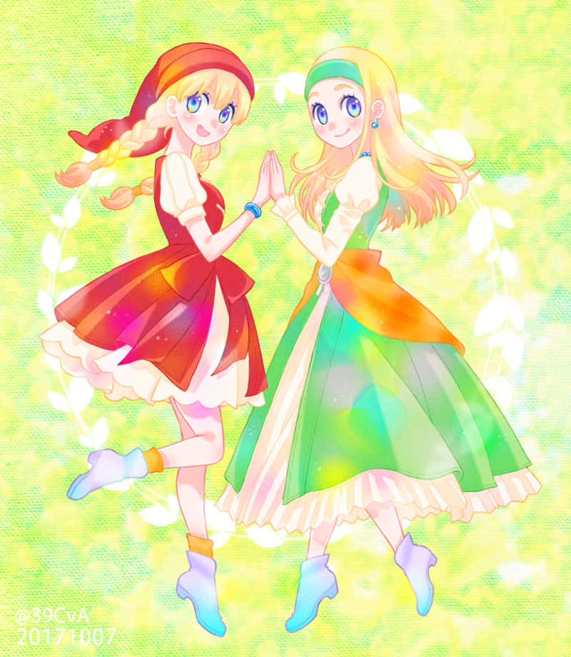veronica and senya (dragon quest and 1 more) drawn by 39cva