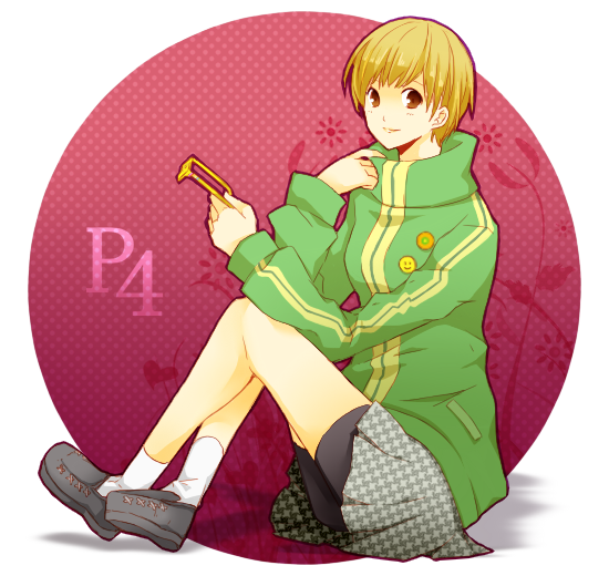 satonaka chie (persona and 1 more) drawn by lie_(eiru)