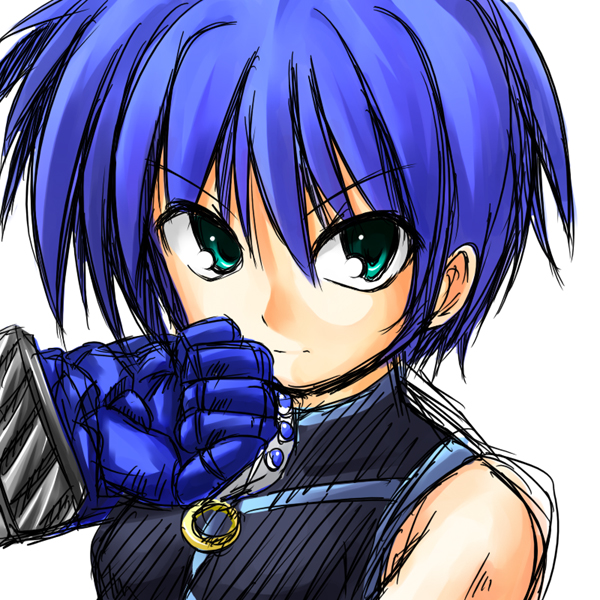 subaru nakajima and revolver knuckle (lyrical nanoha and 1 more) drawn by boshinote