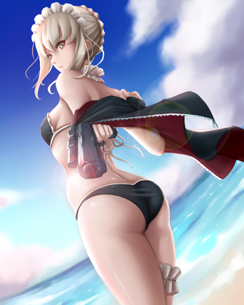 artoria pendragon and saber alter (fate and 1 more) drawn by dydydyok
