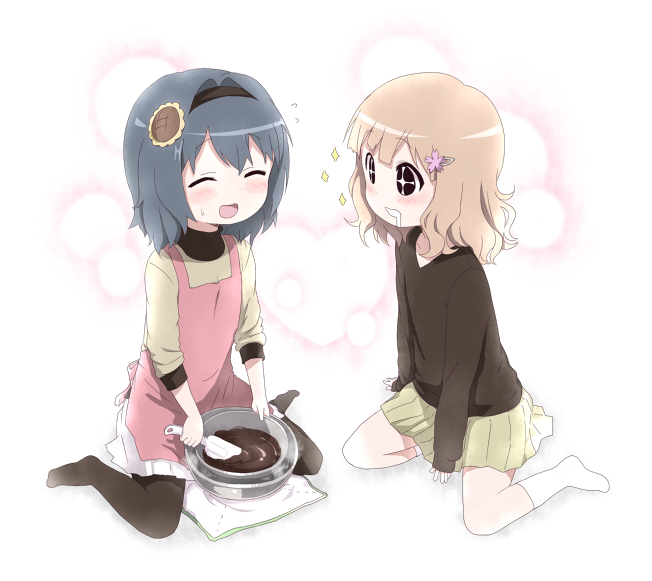 oomuro sakurako and furutani himawari (yuruyuri) drawn by naraba_yueni