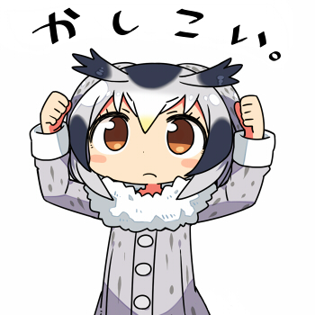 northern white-faced owl (kemono friends) drawn by kanikama