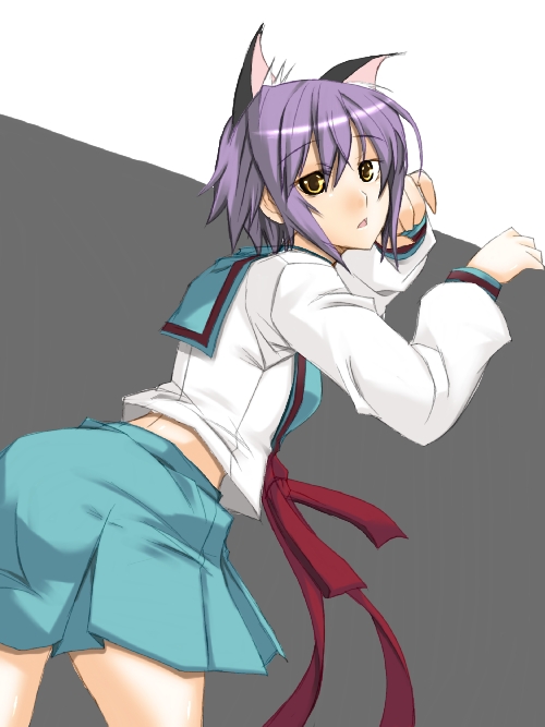 nagato yuki (suzumiya haruhi no yuuutsu) drawn by ribi