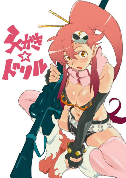 yoko littner (tengen toppa gurren lagann) drawn by imaishi_hiroyuki