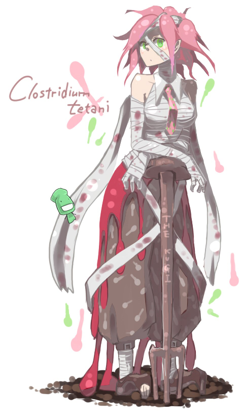 clostridium tetani (moyashimon and 1 more) drawn by oso_(toolate)