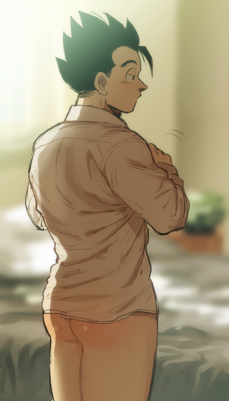 son gohan (dragon ball and 1 more) drawn by siratan