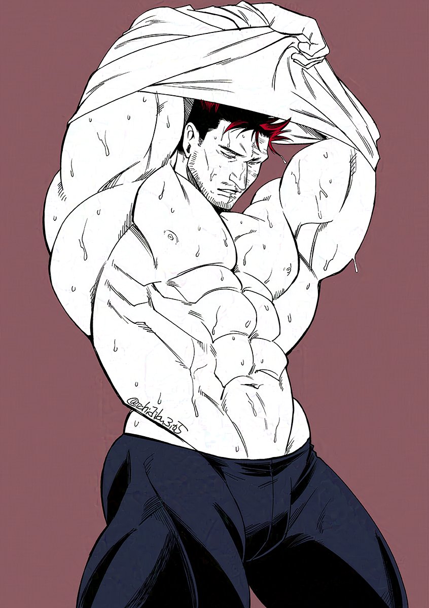 endeavor (boku no hero academia) drawn by ichijiku3105