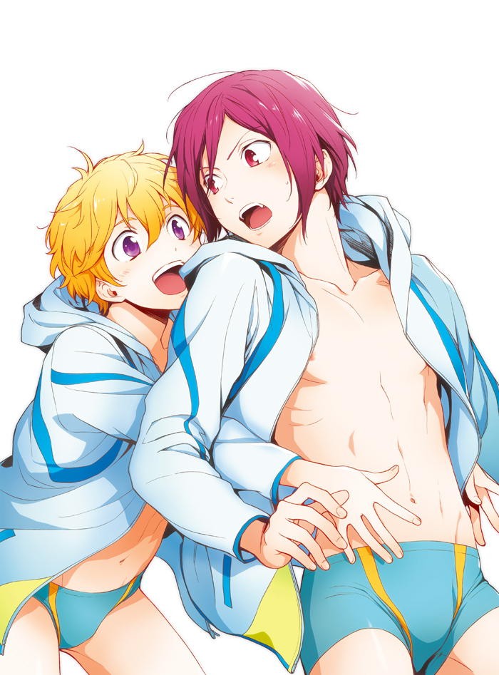 matsuoka rin and hazuki nagisa (free!) drawn by ruru_(ultimatepowers.info.)