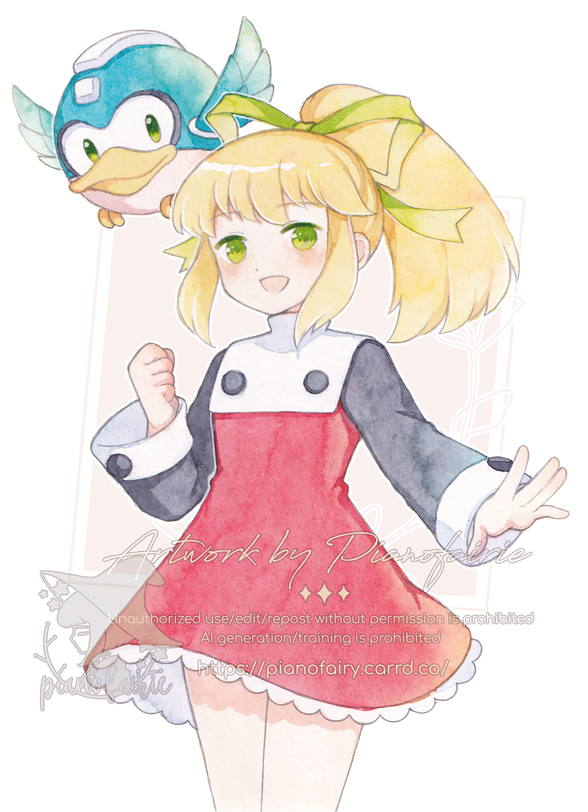 roll and beat (mega man) drawn by kei-chan_(atlas_kei)