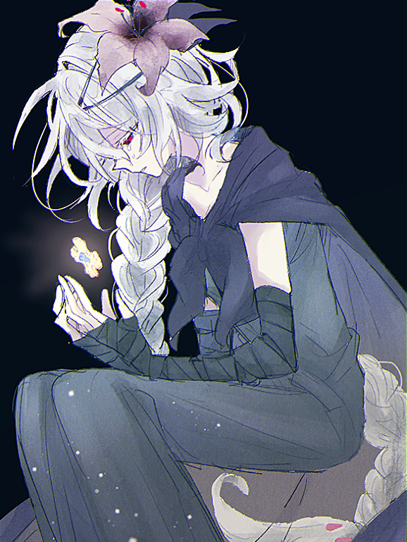white lily cookie (cookie run and 1 more) drawn by smy_610