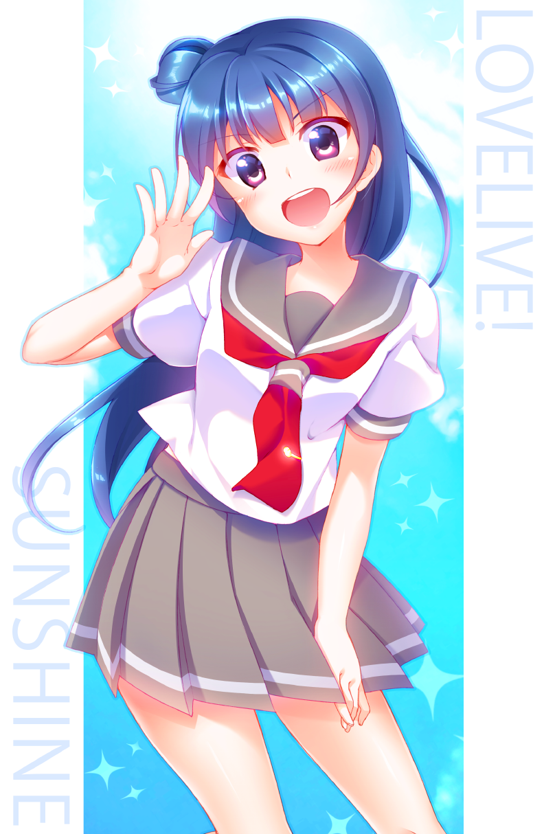 tsushima yoshiko (love live! and 1 more) drawn by mocchii