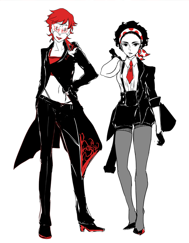 adam taurus and hei junior xiong (rwby) drawn by reveriesky