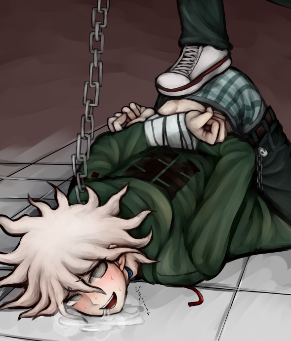komaeda nagito and hinata hajime (danganronpa and 1 more) drawn by tezurumozuru
