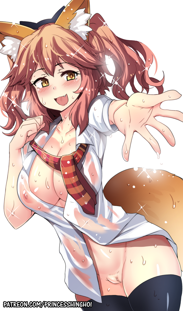 tamamo and tamamo jk (fate and 3 more) drawn by hinghoi