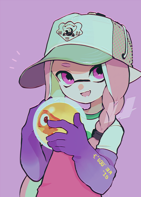 inkling player character and inkling girl (splatoon) drawn by imaikuy0