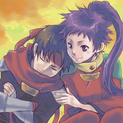 kukuru and arc (arc the lad) drawn by rakusuke