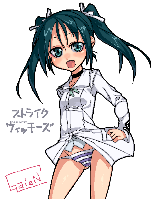 francesca lucchini (world witches series and 1 more) drawn by gaien_(willtame)