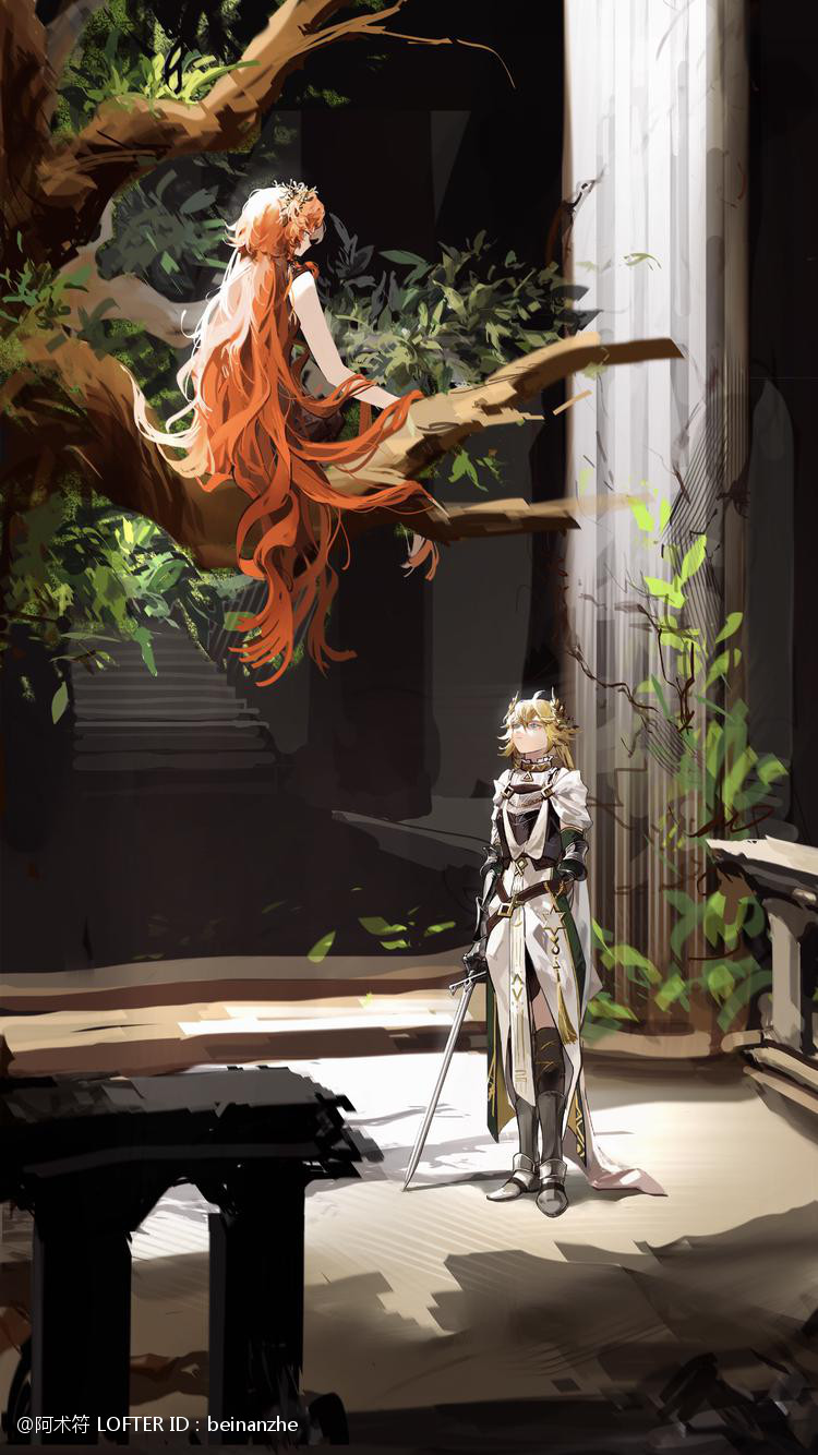 druvis iii and lilya (reverse:1999) drawn by ashufu