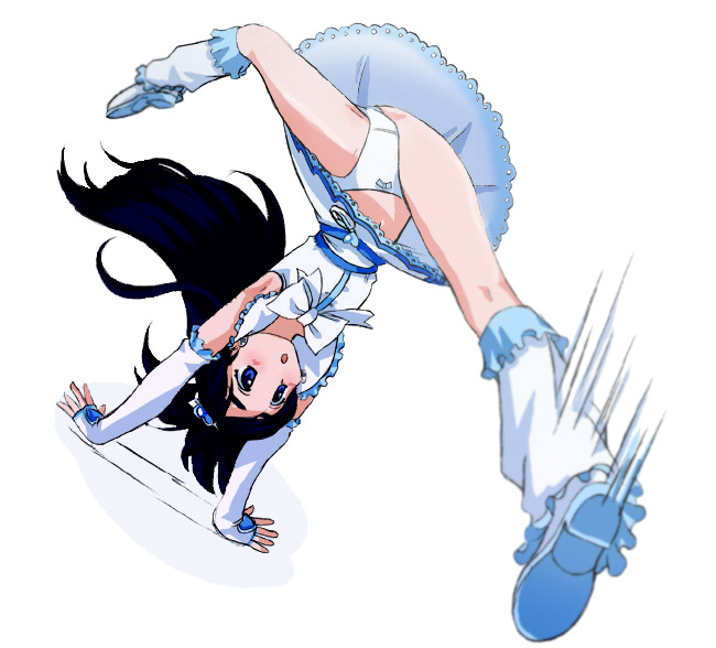 yukishiro honoka and cure white (precure and 1 more)