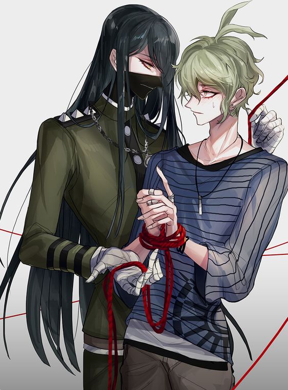 amami rantaro and shinguji korekiyo (danganronpa and 1 more) drawn by altimaen_iten