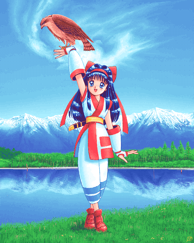 nakoruru and mamahaha (samurai spirits) drawn by goto_p