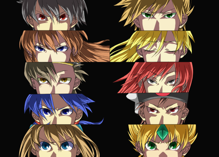 may, red, ethan, blue oak, brendan, and 5 more (pokemon and 4 more) drawn by kei_(sadistic)