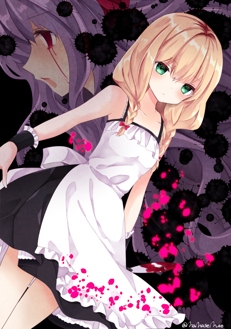 viola and ellen (majo no ie) drawn by nanase_nao