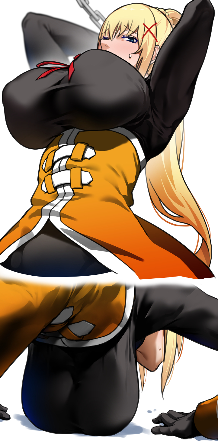 darkness (kono subarashii sekai ni shukufuku wo!) drawn by bakkanki