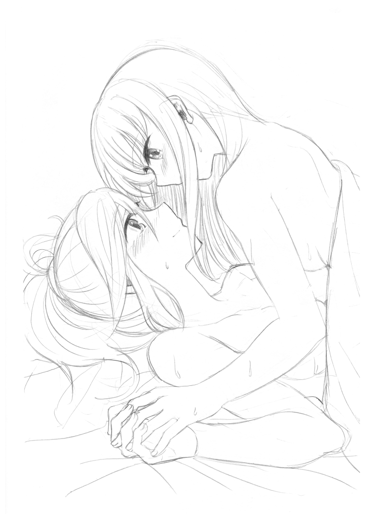 yoroizuka mizore and kasaki nozomi (hibike! euphonium) drawn by takeshisu